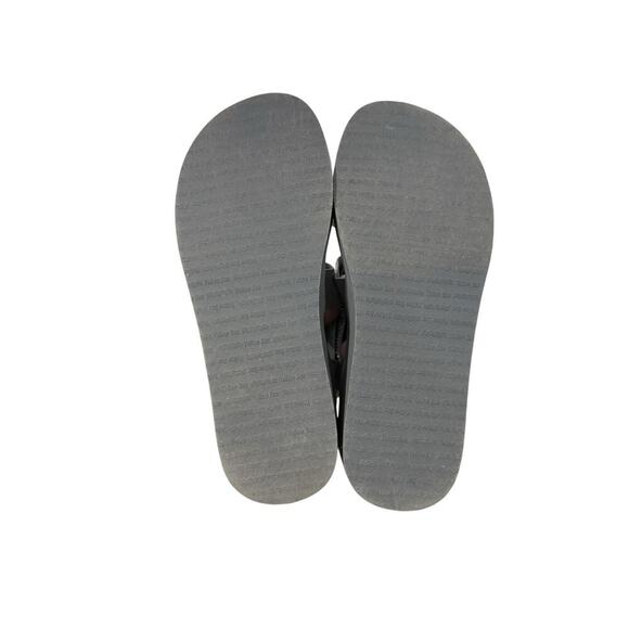 Yellow box Light Gray Grey Rhinestone Strappy Platform Sandals Women’s Size 8.5 - Picture 6 of 8